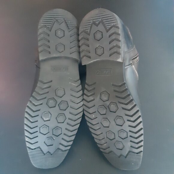 Blondo Valerio SZ 10M Men's Black Leather Short Zippered Dress Boots - Picture 4 of 16